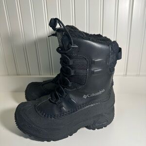Columbia Bugaboot Child Size 2 Black Celsius Boot Snow Waterproof